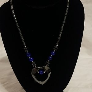 Hematite Beaded Necklace